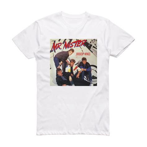 Mr Mister Broken Wings Album Cover T Shirt White Album Cover T Shirts