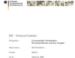 BSI Technical Guideline BSI TR 02102 1 Bund De