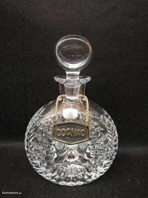 Garrafas E Decanter Em Cristal Para Whisky E Vinho Antiguidades E