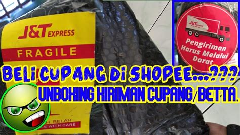 Unboxing Kiriman Cupang Beli Di Shopee Kiriman Cupang Lewat Jnt Aman