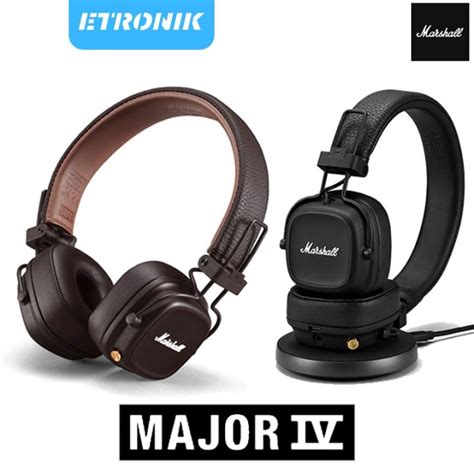 ~ Etronik หูฟังแบบครอบหู Marshall Major Iv Bluetooth หูฟังสเตอริโอแบบ