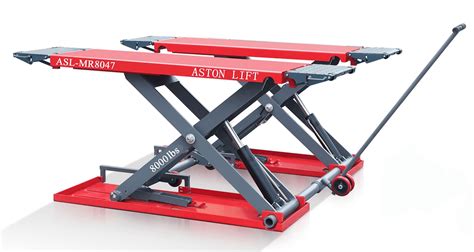 Aston Tech¬Æ Mid Rise Electric Scissor Lift 8000lb 47 220v Asl Mr8047