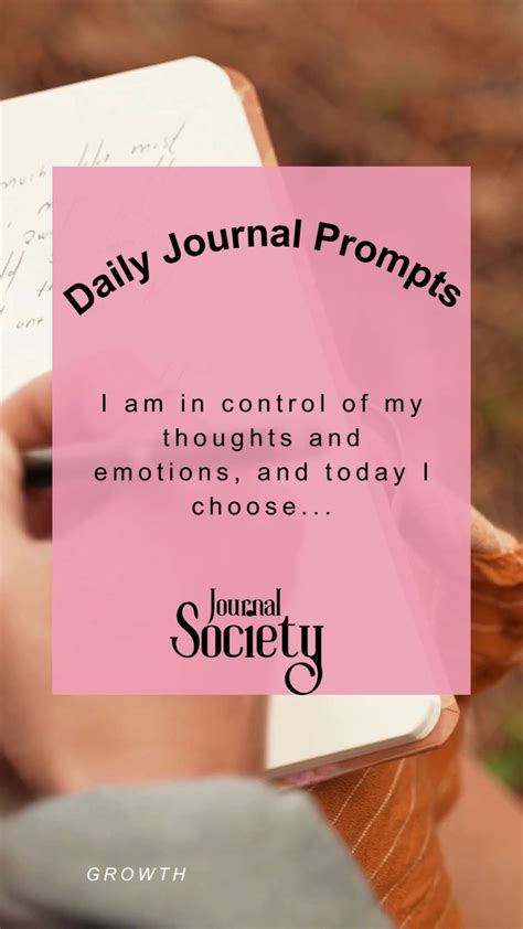 Daily Journal Prompts To Help With Growth Mindset Journal For Women In