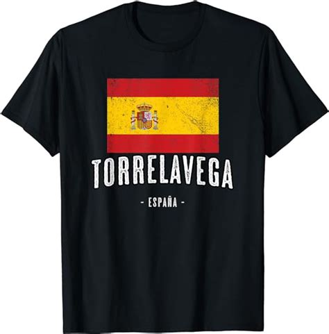 Torrelavega Spain Es Flag City Top Bandera Ropa T Shirt Amazon