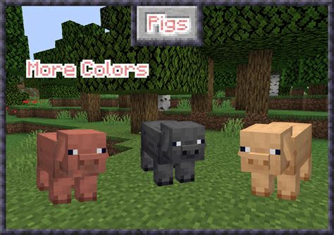 Cybers Prettier Pigs Minecraft Texture Pack