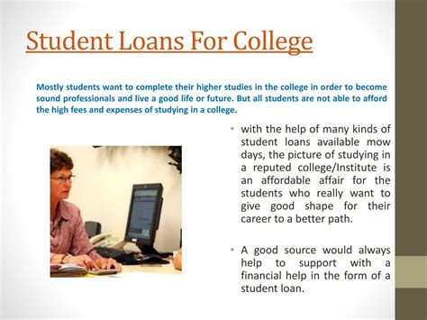 PPT - Federal Student Loan Consolidation Program PowerPoint ...