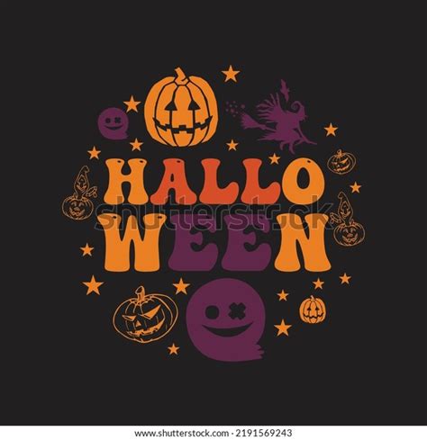 Halloween Scary T Shirt Design Template Stock Vector Royalty Free