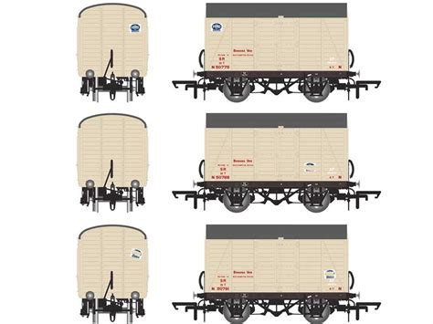 Accurascale Acc2050 Southern Railway D1479 Banana Vans 1936 1941 Triple