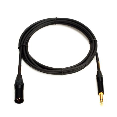 Mogami Gold Series 2ft Trs Xlr Male Patch Cable Vision Guitar