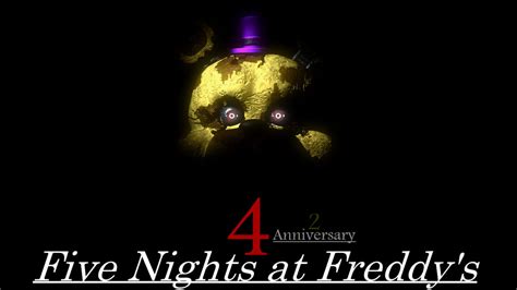 Sfmfnaf 4 Anniversary By Springbonnienottrap On Deviantart