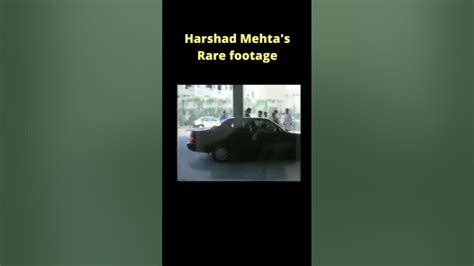 Harshad Mehta Rare Footage Harshad Mehta Real Footage Harshad Mehta