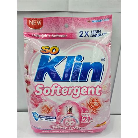 Soklin Softergent Sabun Cuci Bubuk Peony Rose Gram Lazada Indonesia