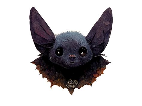 Cute Baby Black Bat