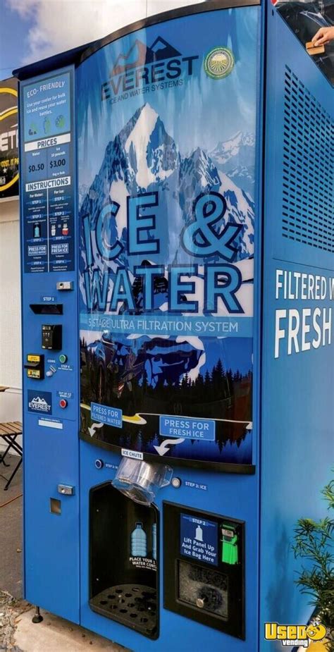 2022 Everest Ice VX Bagged Ice And Filtered Water Vending Machine For