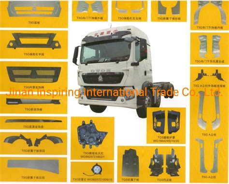 Sinotruk Howo T G Accident Vehicle Parts Cab Assembly Cab Exterior Trim