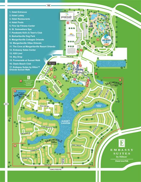 Caribbean Beach Resort Disney Map