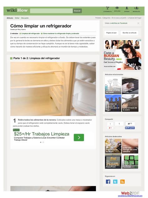 Pdf C Mo Limpiar Un Refrigerador Pasos Dokumen Tips