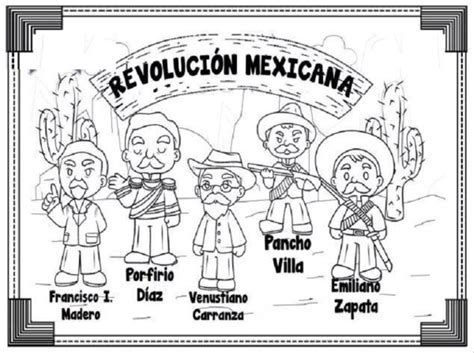 Dibujos De La Revolución Mexicana Para Colorear Descargar E Imprimir Colorear Imágenes