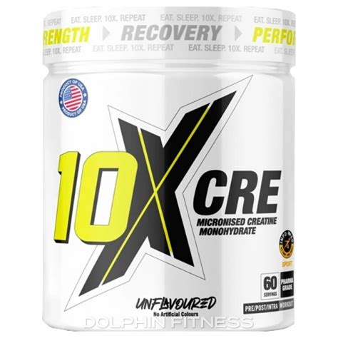 10x Athletic Cre Micronised Creatine Monohydrate 300g