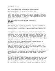 128 Civics Questions and Answers 2020 version .pdf - M-1778 11/20 128 ...