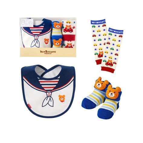 HOT BISCUITS ミキハウスホットビスケッツおでかけスタイ小物ギフトセットクリアケース付き MAGASEEK ヤフー店 通販 Yahoo ショッピング