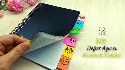 HAVALI OKUL EŞYALARI BÖLMELİ DEFTER YAPIMI NOTEBOOK DEVİDER YouTube