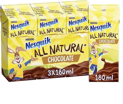 Nesquik All Natural Ready To Drink Chocolate X Ml Amazon Co Uk