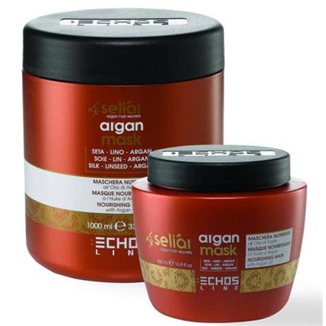 Echos Line Seliar Argan Oil Nourishing Mask Maska Do W Os W Z