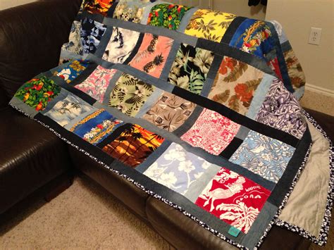 Hawaiian Shirt Quilt Pattern Free This Is The Second Quilt Like This That I Ve Quilted For Audre