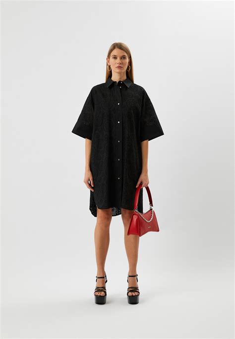 Платье Karl Lagerfeld, цвет: черный, RTLACM086401 — купить в интернет ...