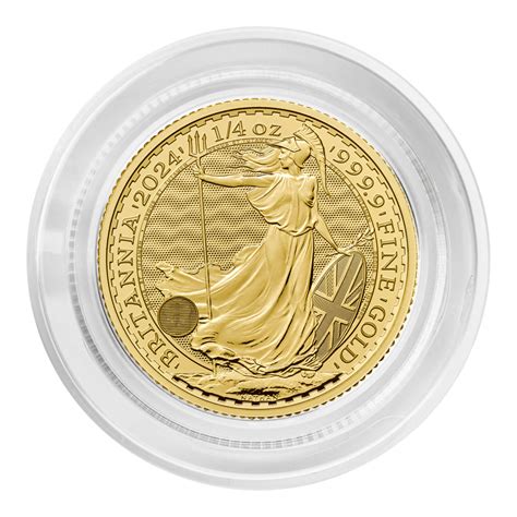 Britannia 2024 1 4 Oz Gold Bullion Coin The Royal Mint