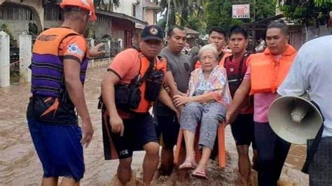 Cuaca Buruk Korban Tewas Di Filipina Akibat Hujan Natal Dan Banjir