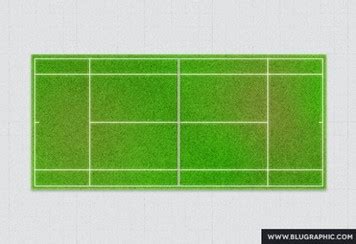 Green Grass Tennis Court Graphic PSD Vector for Free Download | FreeImages