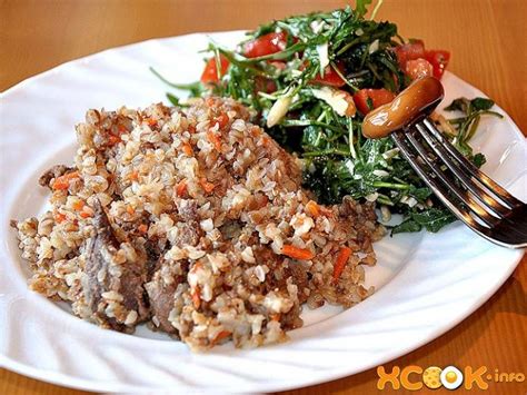 Гречка с тушенкой – приготовление с грибами в мультиварке по фото рецепту