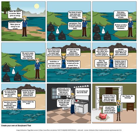 Water Pollution Storyboard By Dnewsome