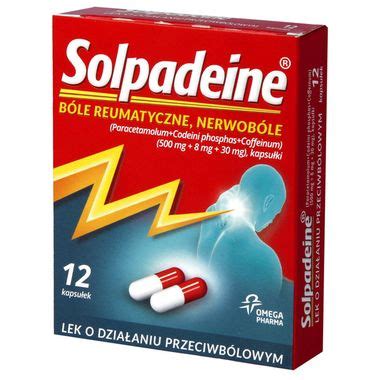 Solpadeine 500 mg 8 mg 30 mg 24 tabletki musujące Apteline pl