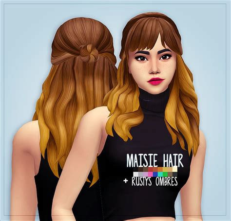 Sims 4 Cc Maxis Match Hair Communauté Mcms™