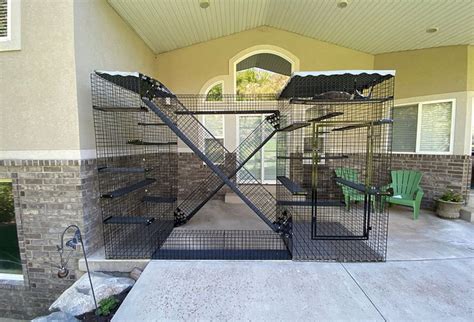 Piece Urban Forest Catio Indoor Outdoor Cat Enclosure Pet