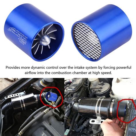 Simota Single Turbine Turbo Charger Air Intake Gas Fuel Saver Car