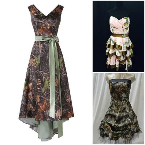 Trendy Camo Bridesmaid Dresses For A Unique Wedding