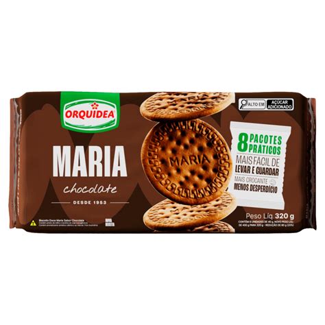 Biscoito Maria Chocolate Orqu Dea Pacote G Gtin Ean Upc