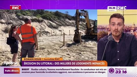 Rosion Du Littoral Des Milliers De Logements Menac S