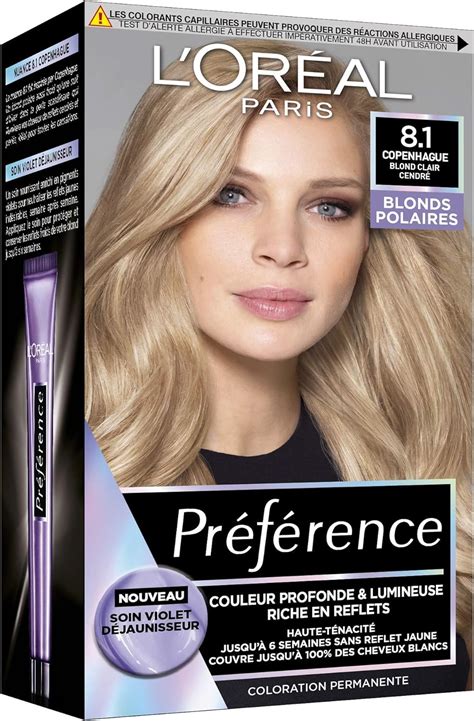 L Or Al Paris Pr F Rence Blond Polaire Coloration Permanente Cheveux