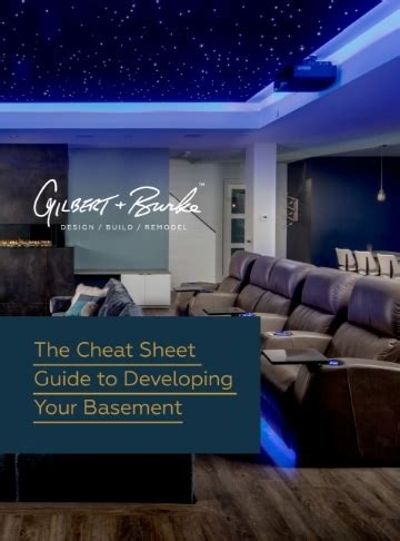 The Cheat Sheet Guide to Developing Your Basement | Gilbert + Burke