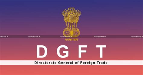 Dgft Amends Schedule Of Itc Classification Of Export And Import Items