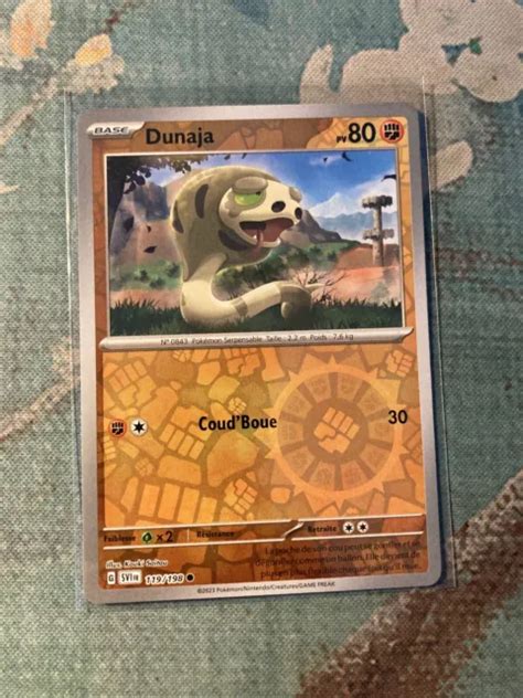 Carte Pokemon Dunaja Reverse Ev Carlate Et Violet Fr Eur