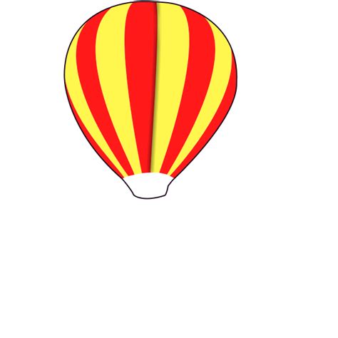 Hot Air Balloon Work In Progress Free SVG