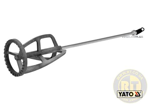 ᐉ Миксер для краски и клея оцинкованный Ø125 x 600 мм M14 20-30 кг Yato ...