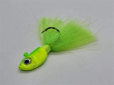 BnR Tackle Walleye Hair Jigs - Gold Digger / 3/8 oz | Discount Tackle