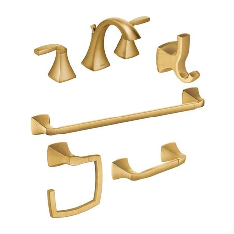 Moen Voss Brushed Gold At Lowes Brushed Gold Decorative Bathroom